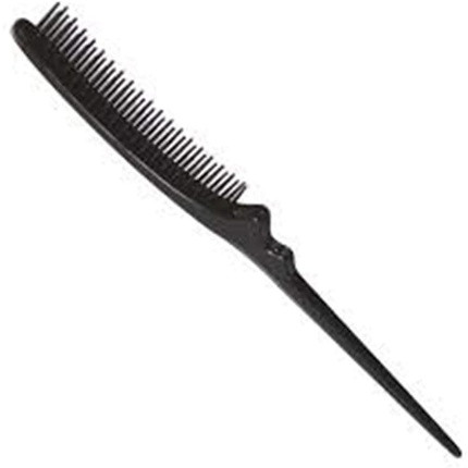 EUROSTIL Unisex Adult Curved Plastic Crepe Brush Black