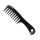 Eurostil Barber Comb For Highlights Black - 1 Unit