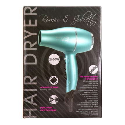 Albi Rj Ultra Compact Hair Dryer Turquoise 2100w