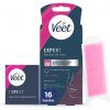 Veet Expert Wax Strips for Facial Hair Removal with Shea Butter 16 Strips