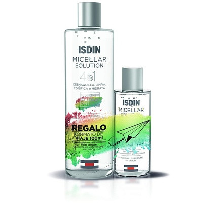 ISDIN Micellar Water 4 in 1 - Pack of 400ml + 100ml Travel Version