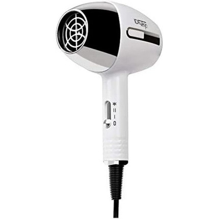 IDItalian Elite Compact Protec Hair Dryer 1400 Watt IDEGTI1400 Silver White