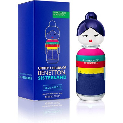 Benetton Sisterland Blue Neroli Eau de Toilette Spray for Women 80ml