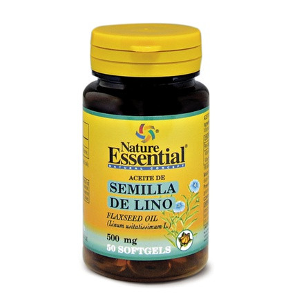 Nature Ess Aceite De Semilla De Lino 500 Mg 50 Perlas