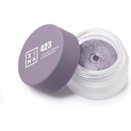 3INA MAKEUP The 24H Cream Eyeshadow 423 Lilac Eyeshadow Waterproof Fast Drying Matte Shimmer & Glitter Eyeshadow