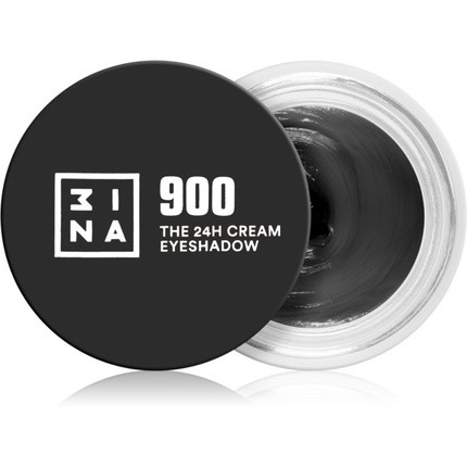 3INA The 24H Cream Eyeshadow - Black 3 ml