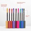 3INA MAKEUP The Color Mascara 371 Pink Mascara with Vegetal Keratin Volume and Lift Long-Lasting Flake Free Lengthening for Sensitive Eyes 8ml