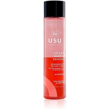 USU Cosmetics Eye and Lip Makeup Remover 100ml with Neuropeptides and Peony Root