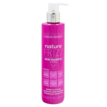 Abril et Nature Frizz Bain Keratin Shampoo 250ml - Powerful Anti-Frizz with Pro Vitamin B5 - Vegan