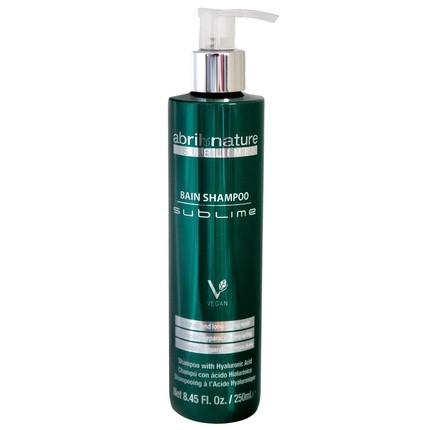 Abril Et Nature Sublime Moisturising Shampoo 250ml for Very Damaged Hair with Stem Cells Hyaluronic Acid and Caviar Extract - Anti Frizz