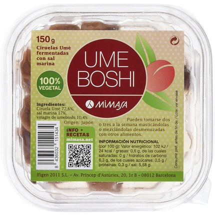 Mimasa - 150 G Natural Umeboshi Mimaasa