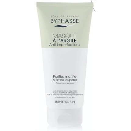 BYPHASSE Clay Mask Anti Imperfections for Combination to Oily Skin 150ml