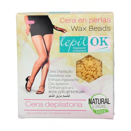 Depil Ok Natural Pearl Wax Beads 1000g