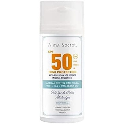 Alma Secret Body Cream with High Sun Protection SPF 50 200ml