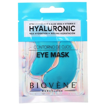 Biovene Aloe Vera Vitamin C Gel Eye Patches With Hyaluronic Acid - 2 Pieces