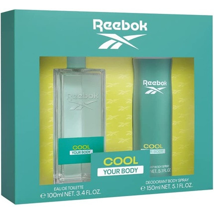 Cool Your Body For Her By Reebok Gift Set 100ml Edt & 150ml Body Spray