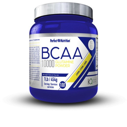 BCAA Glutamine Powder 10000 - Unknown - Lemon Flavor, 454g