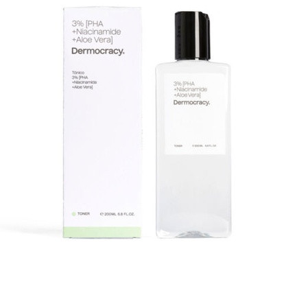 Dermocracy Eye Care Unisex 3% [PHA + Niacinamide + Aloe Vera] Tonic 200ml