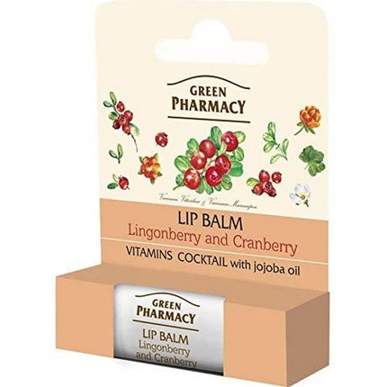 Elfa Pharm Green Pharmacy Cranberry Lip Balm Intensively Nourishing SPF 10 5ml