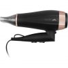 ETA Fenite I Black Edition Hair Dryer 2200W with Ion Function and Foldable Handle - Includes Diffuser, Travel Bag, 3 Temperature Settings, and 2 Speeds