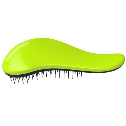 Green Black Hair Brush with Handle