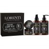 Lorenti Men Beard Care Kit Shampoo 200ml Beard Oil 100ml Balm