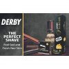 DERBY TOKAI Swedish Steel 100 Half Razor Blades Premium Black