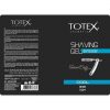 TOTEX Shaving Gel Cool Clear Formula 750ml Pump Bottle for Professional Barbers