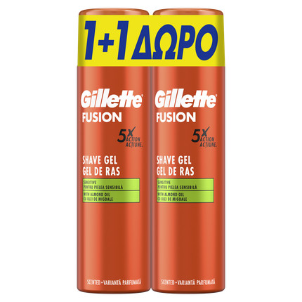 Gillette Fusion Hydra Gel Sensitive 3x200ml