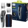 Philips 5000 Series, Washable Hair Clipper, 3 Comb Attachments Black, Silver