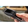 Philips 5000 Series, Washable Hair Clipper, 3 Comb Attachments Black, Silver