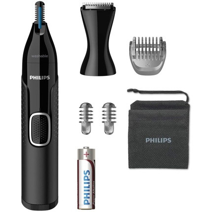 Philips Series 5000 Waterproof Nose and Ear Trimmer with Precision Trimmer