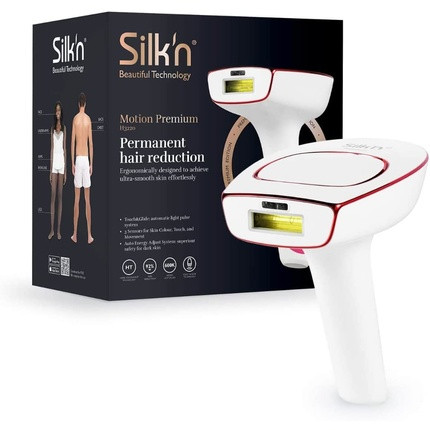 Silk'n Motion Premium 600K Hair Removal Device with HPL Technology and 3 Safety Sensors for Legs, Arms, Bikini Line, Underarms, Face