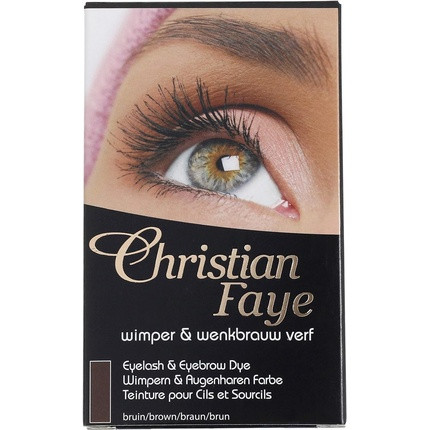 Christian Faye Eyebrow Eyelash Dye Brownblack