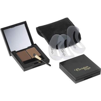 Christian Faye Eyebrow Make Up Duo Dark Brown