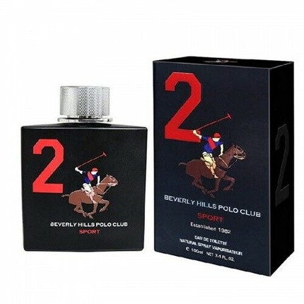 Beverly Hills Polo Club Men's No. 2 Eau De Toilette 100ml