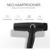 Max Pro NEO Hair Dryer 2100W with Diffuser and Two Nozzles (93mm and 63mm) - Professional Hair Dryer for All Hair Types