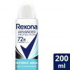 Rexona Deodorant Aerosol Advanced Protection 72h Invisible Aqua Antiperspirant for Women 200ml