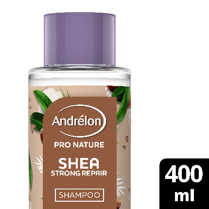 Andrelon Pro Nature Shea Strong Repair Shampoo - 400 Ml