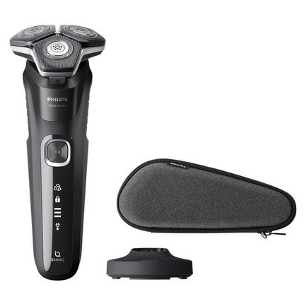 Philips S5000 Wet and Dry Shaver with Quick Charge, Transport Bag, and Washable Design