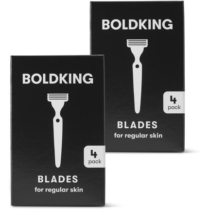 BOLDKING Razor Blades Duopack 8 Blades for Normal Skin