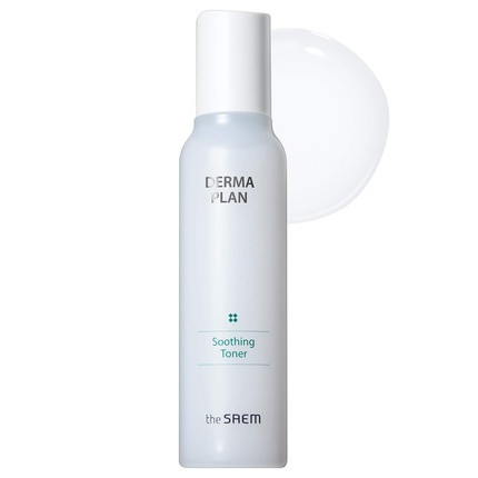 The SAEM Derma Plan Soothing Toner 155ml 5.24oz - Beta Glucan Soothing and Hydrating Toner for Sensitive Skin Vegan and Hypoallergenic Skin Care