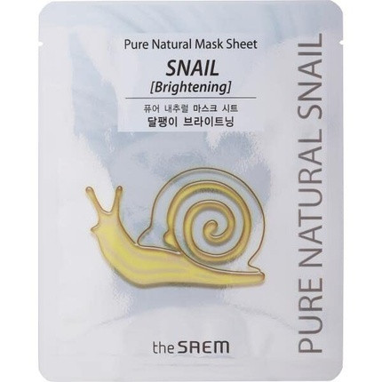 The Saem Pure Natural Mask Sheet Snail Brightening