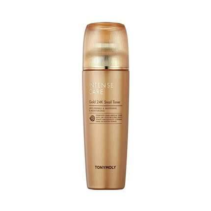 Tony Moly Intense Care Gold 24k Snail Toner - 140 Ml With Anti-Aging Effect