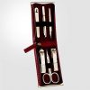 Three Seven 777 Travel Manicure Pedicure Grooming Kit Set Nail Clipper Model TS-960RG Made in Korea Since 1975 960RG Gold