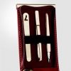 Three Seven 777 Travel Manicure Pedicure Grooming Kit Set Nail Clipper Model TS-960RG Made in Korea Since 1975 960RG Gold