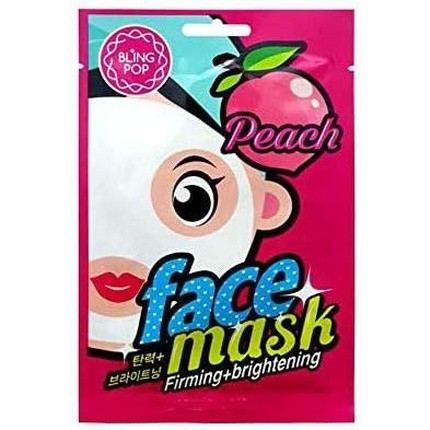 Bling Pop Firming and Illuminating Peach Facial Mask