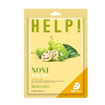 8809414192224 Help Sheet Mask Noni Face Mask 25ml BERGAMO