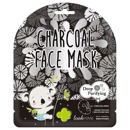 Charcoal Face Mask Cleansing Sheet Mask 25ml Look At Me