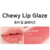 Chewy Lip Glaze High Shine Lip Gloss Korean Beauty Gz02 Fig Fuzz 3.5 Grams